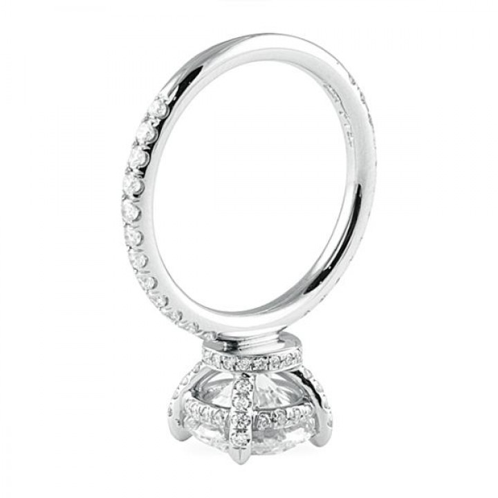 2.35 ct Round Diamond Platinum Engagement Ring