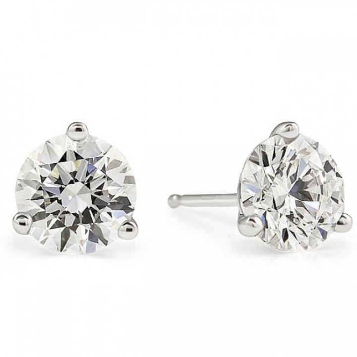1.63 carat TW Diamond Stud Earrings