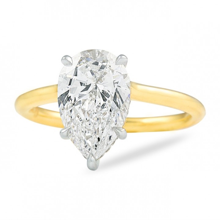 14K White Gold Ring Women Wedding Party Anniversary Engagement Ring 1 2 3 4  5 Carat Round Ribbon Vintage Moissanite Diamond Ring - AliExpress