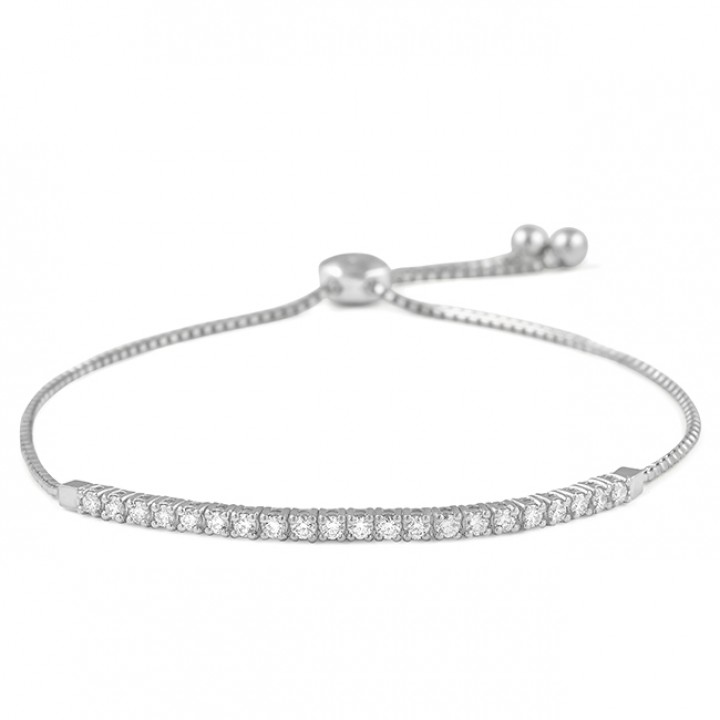 .45 ct Diamond 'Zip-Up' Tassel Bracelet