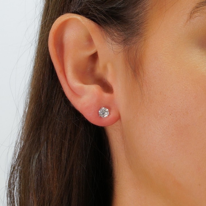 2.40 carat TW Diamond Stud Earrings