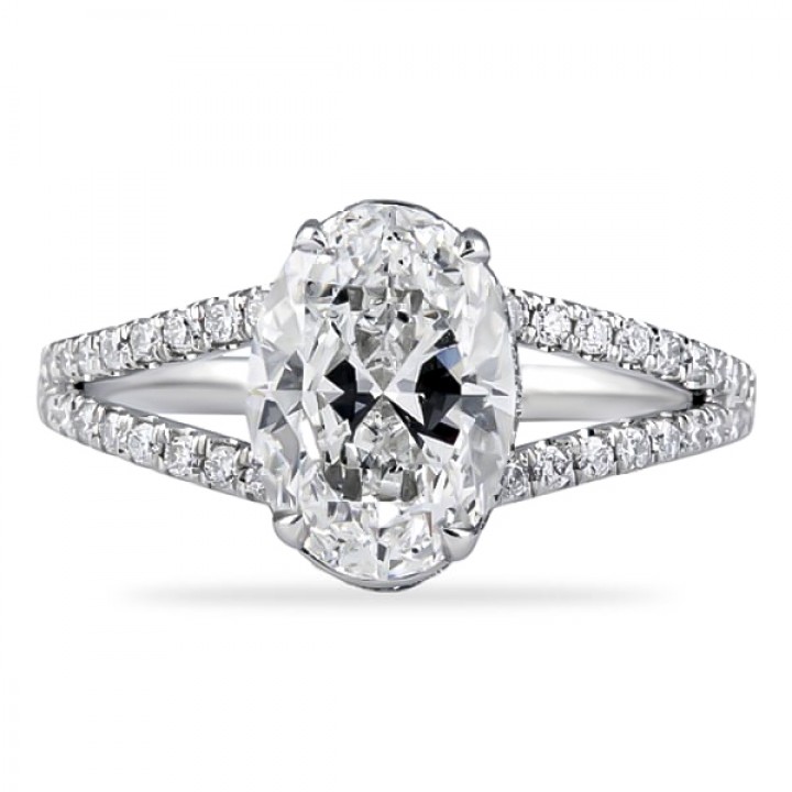 RG093W B.Tiff 2 ct Round Stainless Steel Solitaire Engagement Ring – B.Tiff  New York (Wholesale)