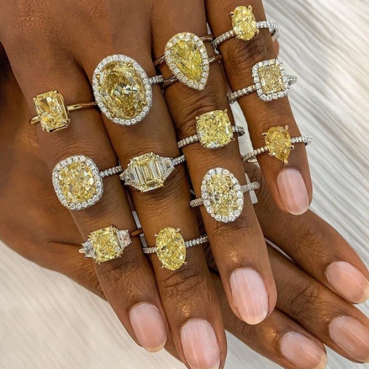 19 Yellow Diamond Engagement Rings That Stand Out