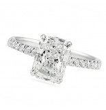 1.60 carat Radiant Cut Diamond Invisible Gallery™ Engagement Ring