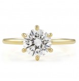 1.73 carat Round Lab-Grown Diamond Solitaire Engagement Ring