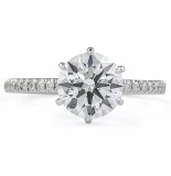 1.90 carat Round Lab Diamond 6-Prong Engagement Ring