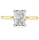 1.50 carat Radiant Cut Diamond Solitaire Engagement Ring