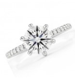2.69 carat Round Diamond Platinum Six-Prong Engagement Ring