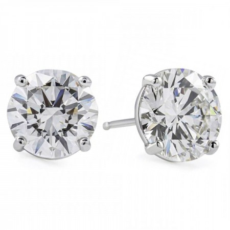 4.01 carat TW Diamond Stud Earrings