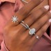 4.01 carat Oval Diamond Engagement Ring lifestyle stack