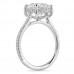 3.02ct Round Lab Diamond Engagement Ring profile