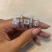 3.02 carat Antique Cushion Lab Diamond Solitaire Engagement Ring lifestyle