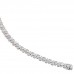 12 carat Pear Shape Lab Diamond Alternating Tennis Bracelet diagonal