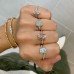 2.01 carat Radiant Cut Diamond Three-Stone Engagement Ring lifestyle
