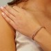 Diamond 18k Rose Gold Bangle Bracelet lifestyle