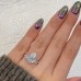 2.41 carat Pear Shape Lab Diamond Three-Stone Engagement Ring lifestyle