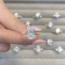 3.75 carat Antique Oval Lab Diamond Compass Set Engagement Ring lifestyle