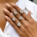 5.21 carat Cushion Cut Diamond Signature Wrap Engagement Ring lifestyle
