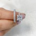 2.42 ct Princess Cut Lab Diamond Engagement Ring lifestyle