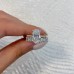 2.94 carat Alternating Oval & Emerald Cut Diamond Eternity Band lifestyle pairing