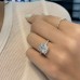 4.56 carat Antique Cushion Lab Diamond Engagement Ring lifestyle