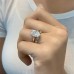 4.06 carat Oval Lab Diamond Two-Tone Solitaire Engagement Ring lifestyle