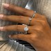 Oval Moissanite Vintage Style Engagement Ring lifestyle