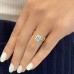 1.51ct Radiant Cut Diamond Solitaire Engagement Ring lifestyle