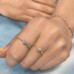 Diamond Bezel Chain and Half Pave Ring lifestyle