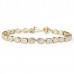 8.23 carat Multi-Shape Lab Diamond Bezel Set Tennis Bracelet yg