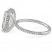 4.20 carat Emerald Cut Diamond Super Slim Engagement Ring side