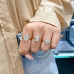 2.70 carat Round Lab Diamond Two-Tone Solitaire Ring lifestyle