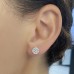 2.42 Carat TW Lab Grown Diamond Studs lifestyle