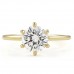 1.53ct Round Lab Grown Diamond Solitaire Engagement Ring top