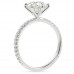 1.60ct Round Lab Grown Diamond Engagement Ring side