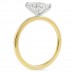 1.71 carat Radiant Cut Lab Grown Diamond Solitaire Ring side