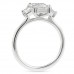 1.68ct Lab Grown Radiant Cut Diamond Three-Stone Engagement Ring 2