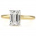 1.7ct Emerald Cut Lab Diamond Invisible Gallery™ Ring top