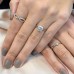 Cushion Moissanite Double Signature Wrap Engagement Ring lifestyle