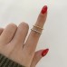 Beaded Gold Ring lifestyle finger