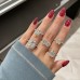 3.61 carat Antique Cushion Cut Lab Diamond Engagement Ring lifestyle hand