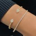 2.03 Carat Diamond Rose Gold Tennis Bracelet lifestyle wrist