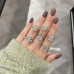 1.50 carat Hybrid Step Cut Diamond Signature Wrap Ring lifestyle hand