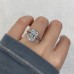 5.12 carat Radiant Cut Lab Diamond Solitaire Engagement Ring lifestyle sleeve