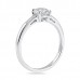 .80 ct Round Diamond Three-Stone Engagement Ring profile