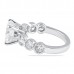 2.50ct Round Diamond Bezel-Set Band Engagement Ring profile