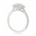 2.60ct Round Diamond Twisted Halo Engagement Ring side