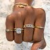 Bezel Diamond Chain Link Ring ladies hand plus other ring lifestyle