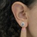 4.6 Carat TW Lab-Grown Diamond Studs lifestyle right