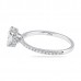 1.01ct Cushion Cut Diamond Signature Wrap Engagement Ring side
